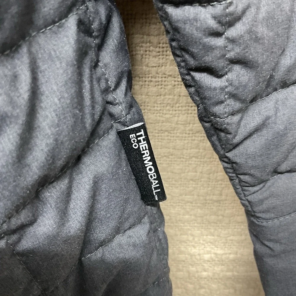 The North Face Thermoball ECO Shirt Jacket‎ - Men 2XL Snap Button Quilted Gray
